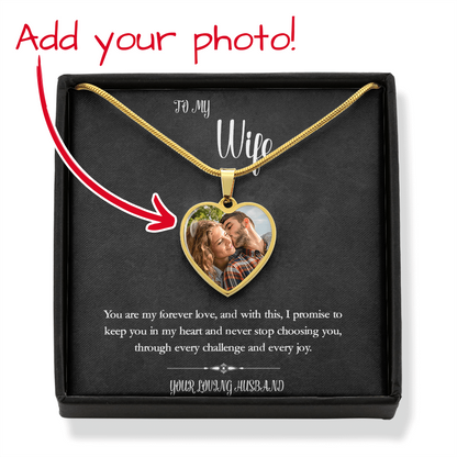 Love Locked Photo Pendant