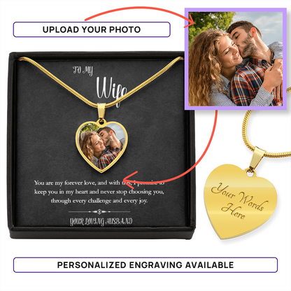 Love Locked Photo Pendant