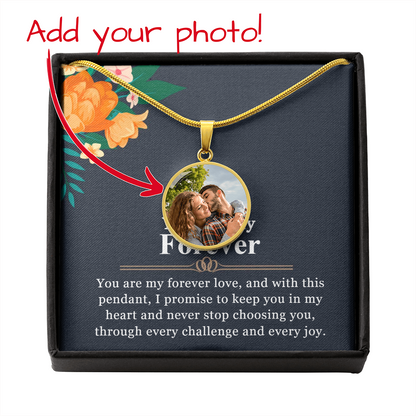 Forever in My Heart Photo Pendant